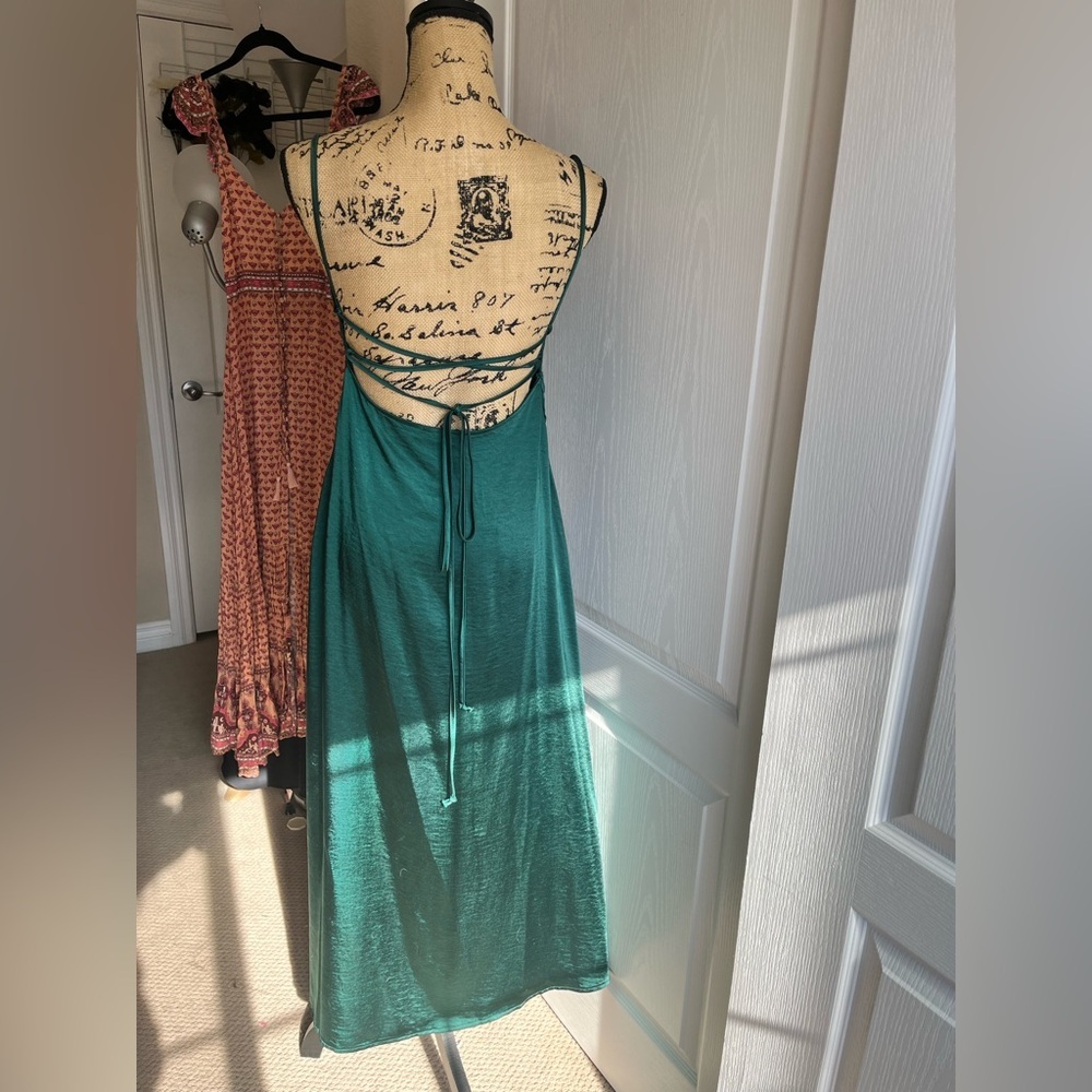 Urban Outfitters Green Maxi Dress brand is Motel - Picture 9 of 11
